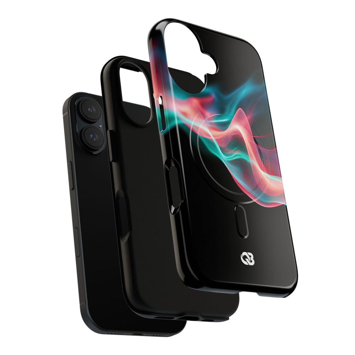 Digital Frequency · Tough 2.0 Magnetic Phone Case for iPhone · Black