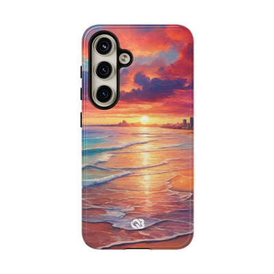 Crimson Shore Horizon · Tough Phone Case for Samsung