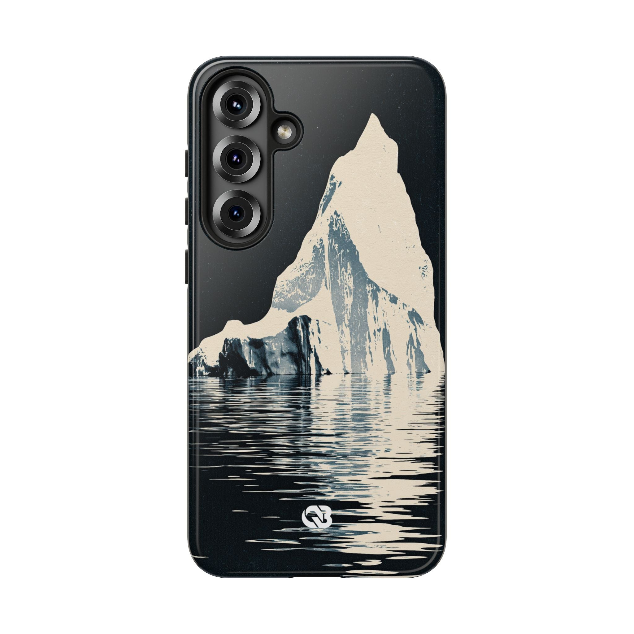 Blue Tough Phone Case for Samsung - Frozen Navy Monolith