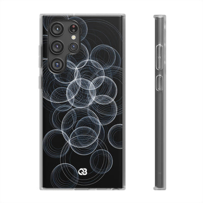 Black Lite Phone Case for Samsung - Frosted Ring Matrix