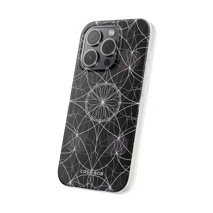 Radiant Petal Orbit iPhone 15 Pro Case - Soft