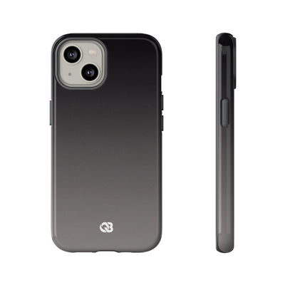 Grey Tough Phone Case for iPhone - Obsidian Ash Fade