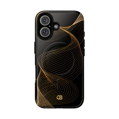 Gold Tough 2.0 Magsafe Phone Case for iPhone - Burnished Bronze Helix