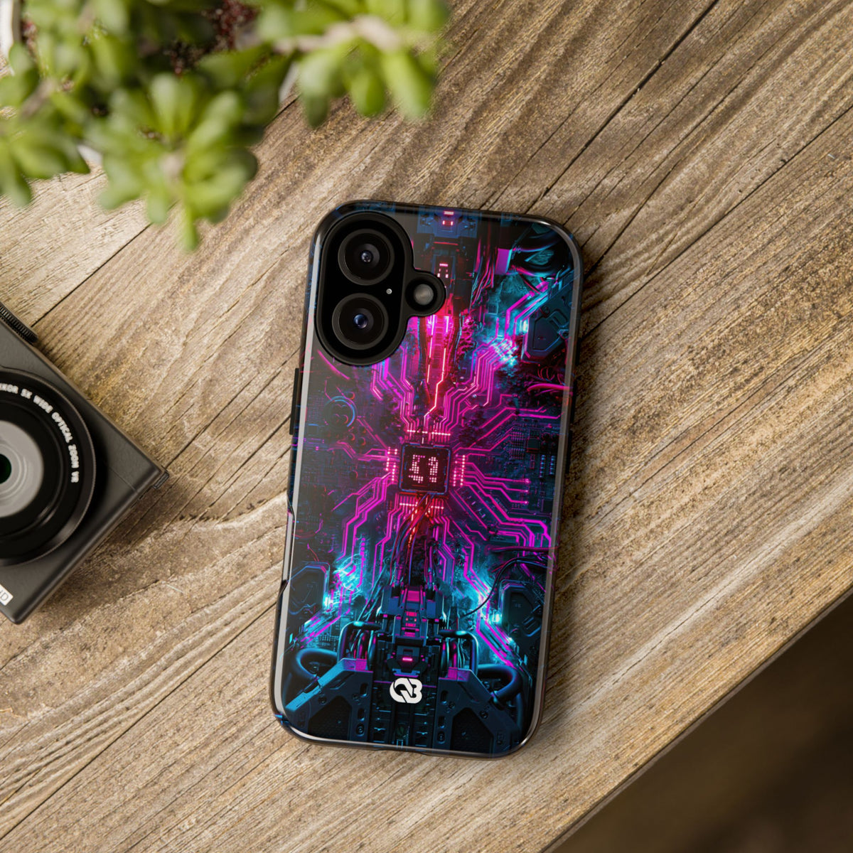 Neural Circuit Core · Tough Phone Case for iPhone · Black