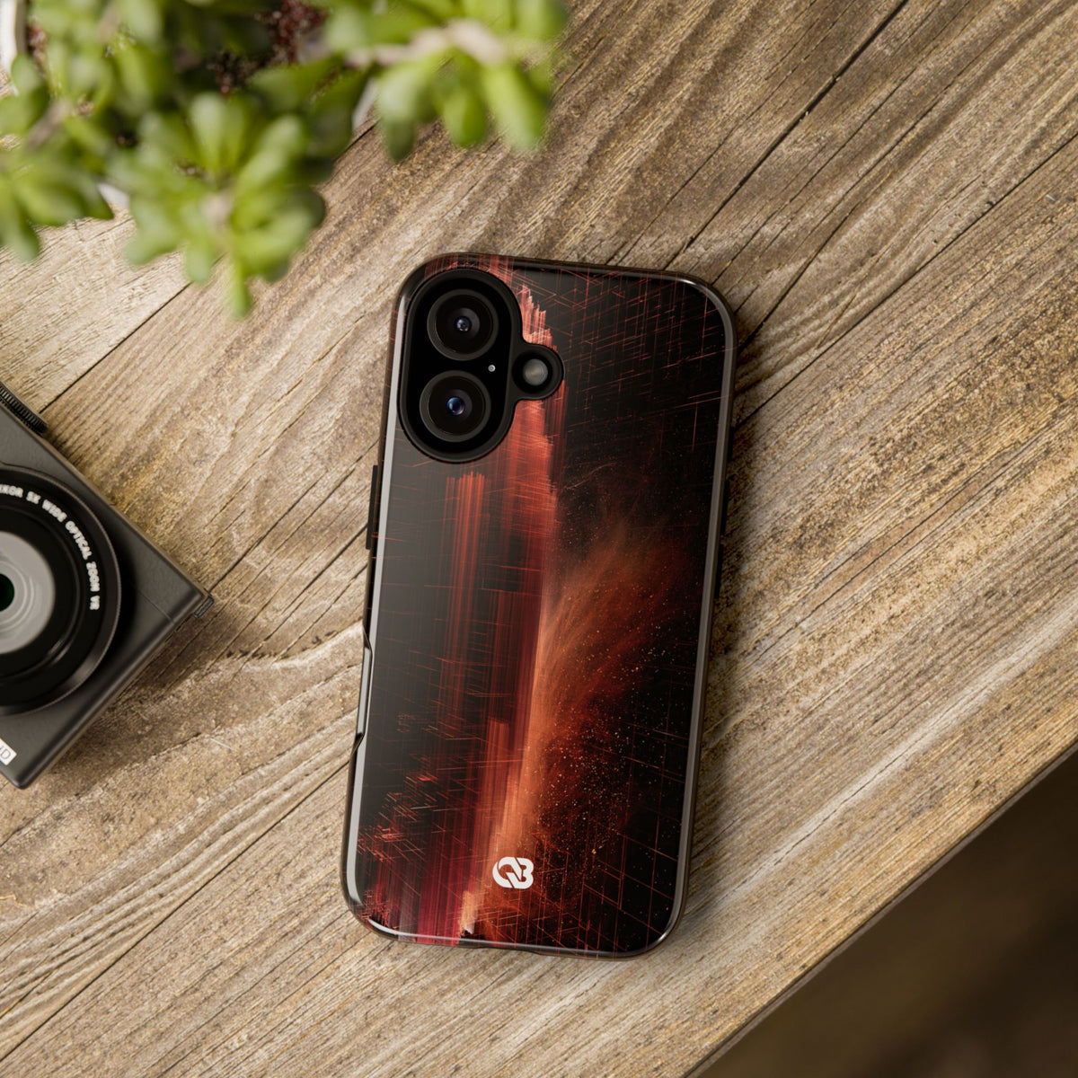 Luminous Monolith · Tough Phone Case for iPhone · Black