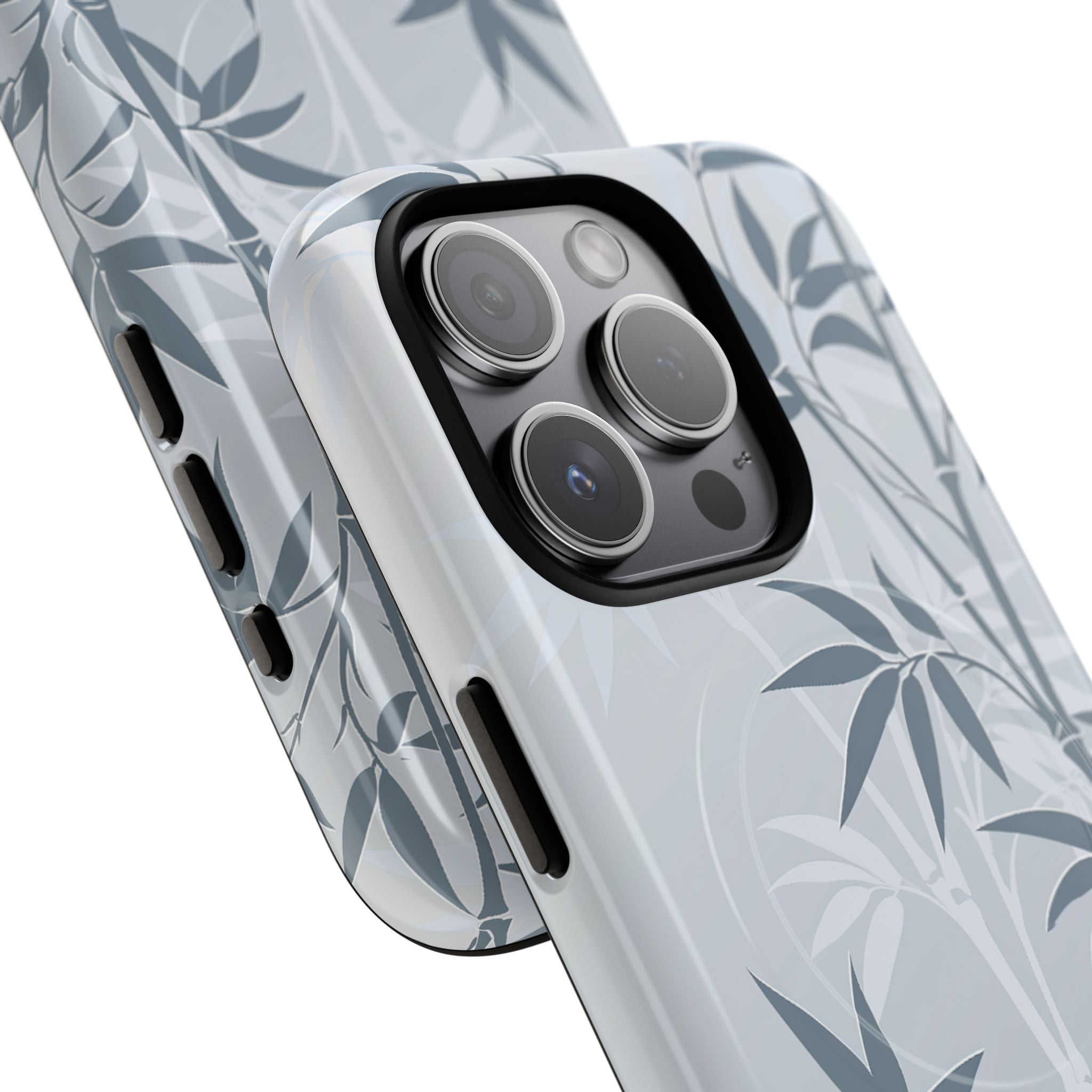 Blue Tough 2.0 Magsafe Phone Case for iPhone - Slate Bamboo Shadow