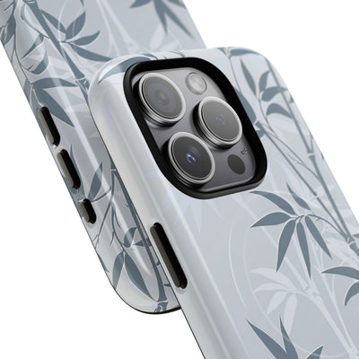 Blue Tough 2.0 Magsafe Phone Case for iPhone - Slate Bamboo Shadow