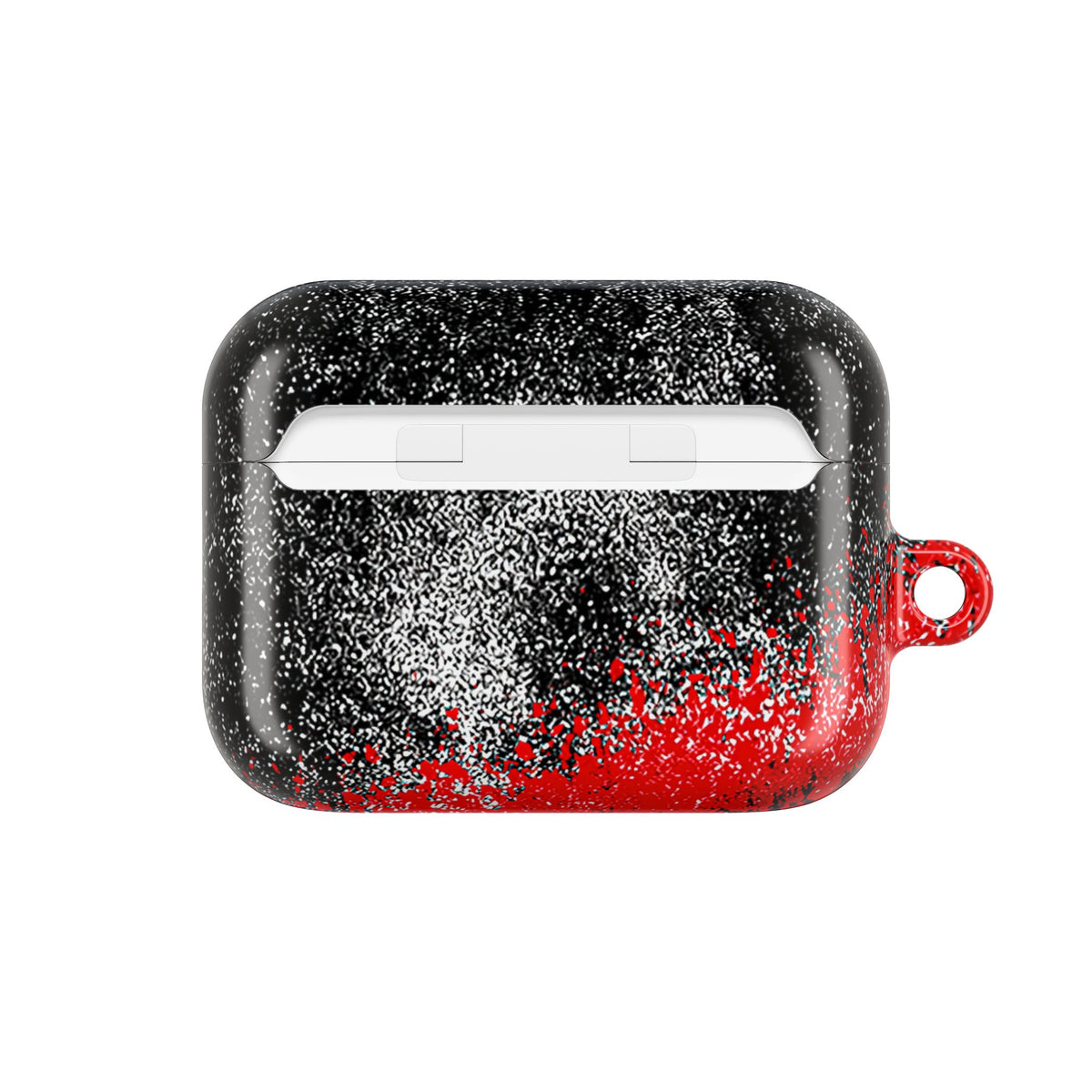 Crimson Noir Drip · Hard Case for AirPods & AirPods Pro · Black