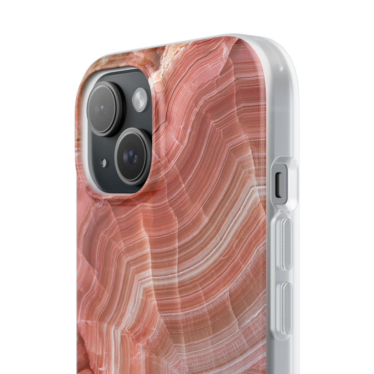 Blushing Rose Strata · Lite Phone Case for iPhone ·  Pink