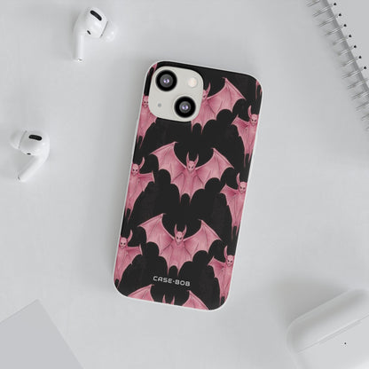 Pink Batwave iPhone 13 mini Case - Soft