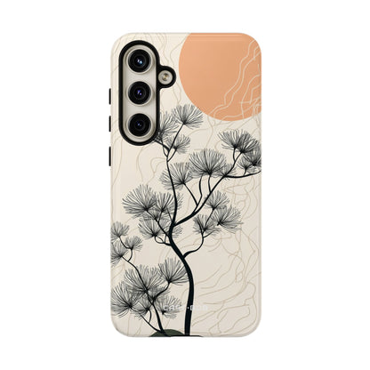 Spiky Tree Sunset Samsung S24 Plus Case - Tough