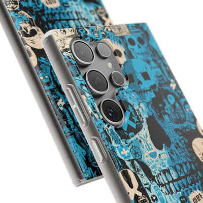 Electric Skull Graffiti · Lite Phone Case for Samsung · Blue