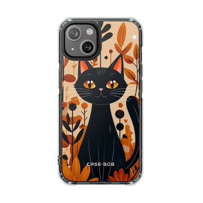 Schwarze Katze Glow iPhone 14 Case - Impact