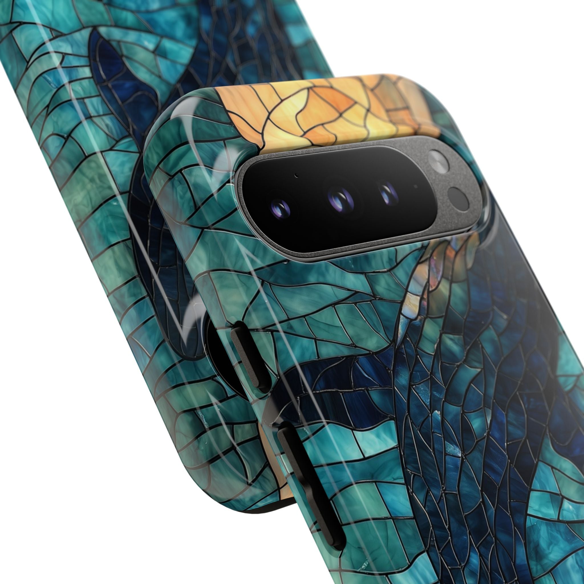 Stained Moon Whale · Tough Custodia per Google Pixel