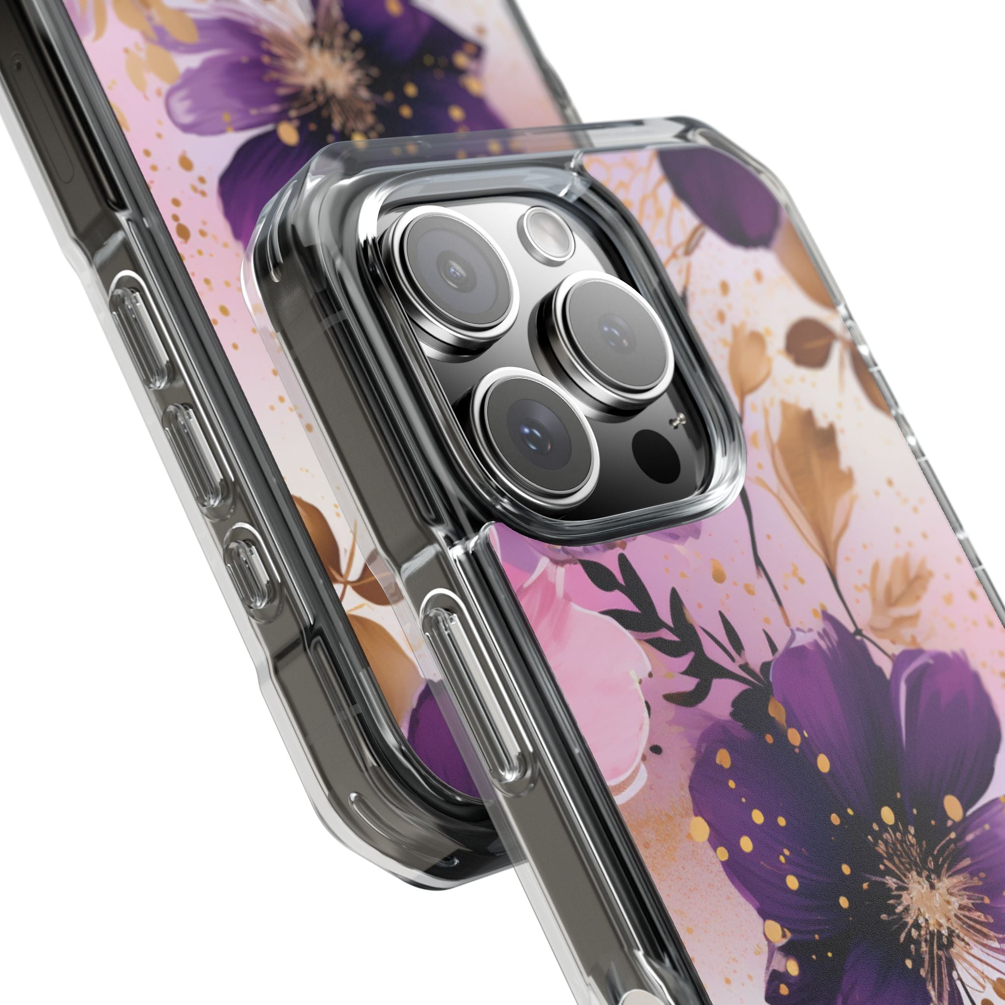 Gilded Violet Bloom · Impact Custodia per iPhone · Magsafe