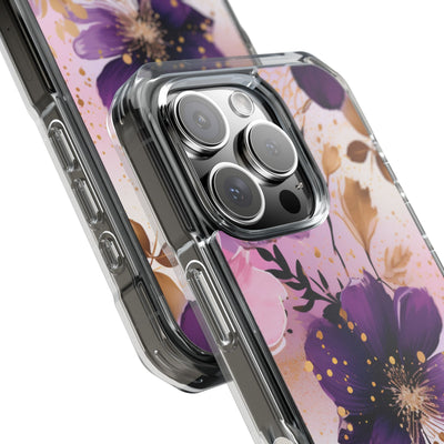 Gilded Violet Bloom · Impact Custodia per iPhone · Magsafe