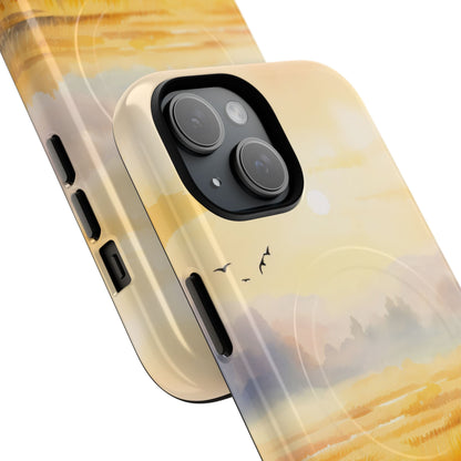 Glowing Sunrise iPhone 15 Case - Tough+