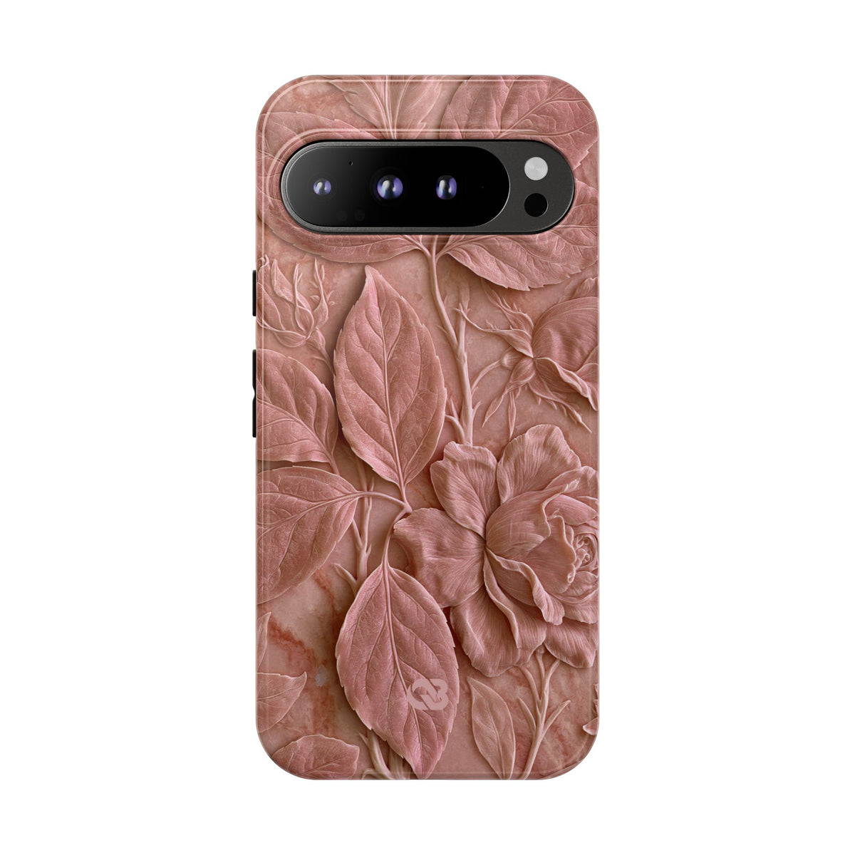 Blush Rose Relief · Tough Phone Case for Pixel ·  Pink