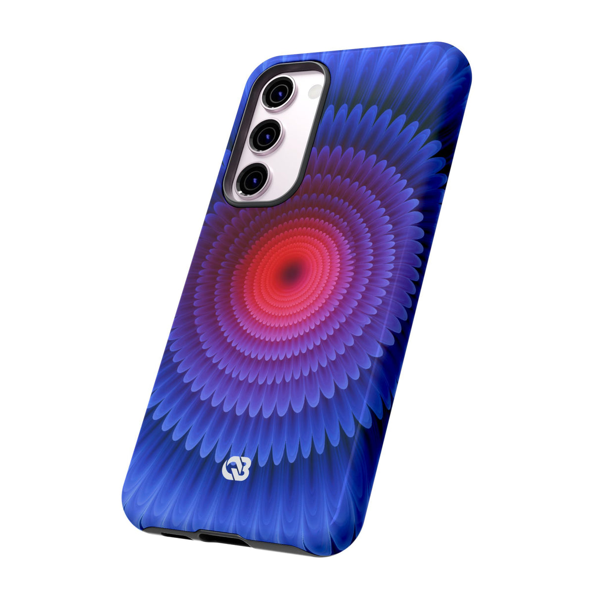 Radial Spectrum Bloom · Tough Phone Case for Samsung · Blue