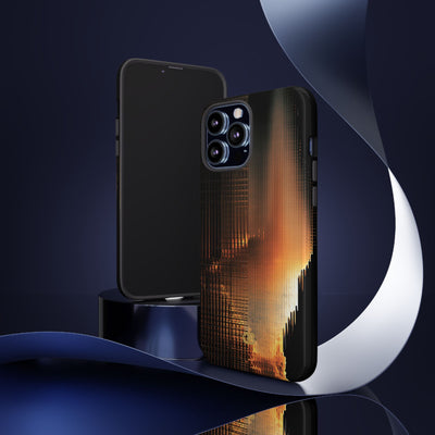 Luminous Grid · Tough Phone Case for iPhone · Black
