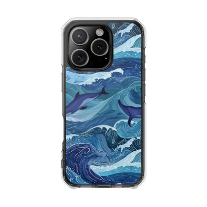 Dolphin Waves iPhone 16 Pro Case - Impact