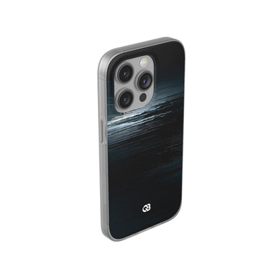 Black Lite Phone Case for iPhone - Frozen Signal Glitch