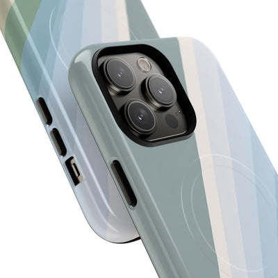 Green Tough 2.0 Magsafe Phone Case for iPhone - Sage Prism Beam