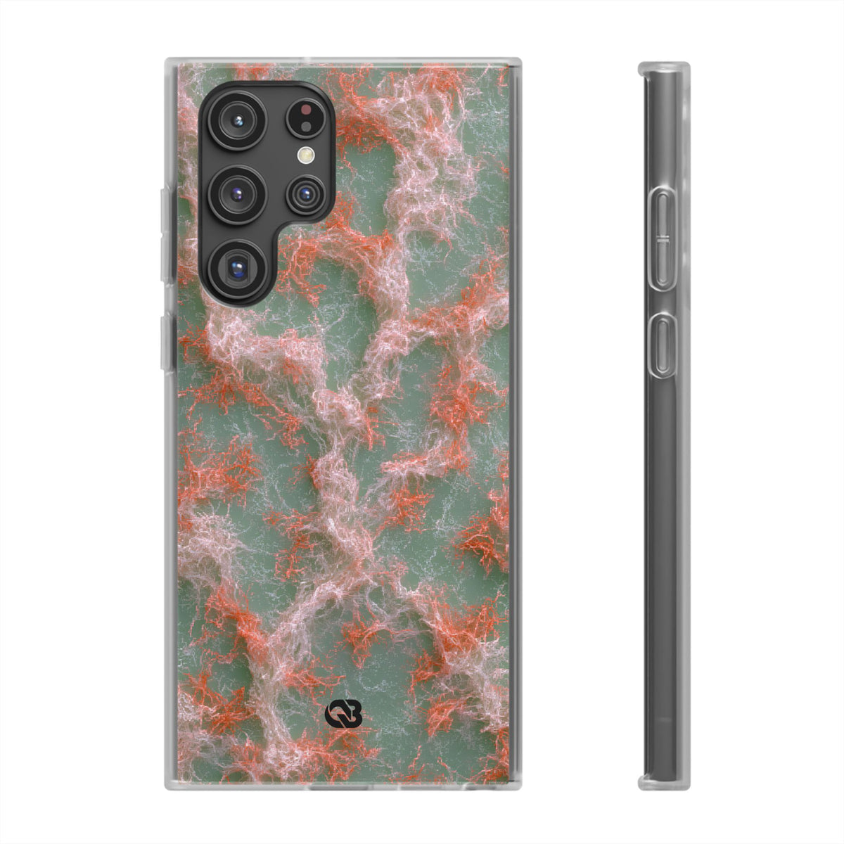 Coral Pixel Matrix · Lite Phone Case for Samsung · Green