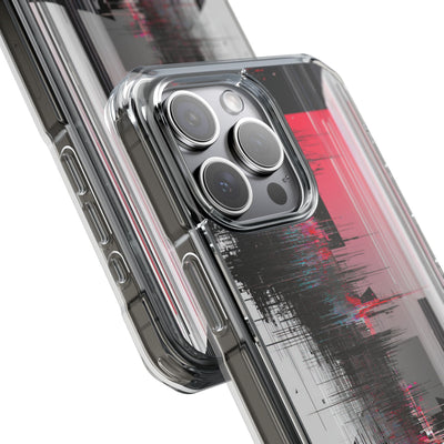 Black Impact MagSafe Phone Case for iPhone - Crimson Data Leak