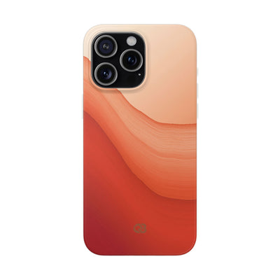 Terracotta Flow · Lite Phone Case for iPhone ·  Orange