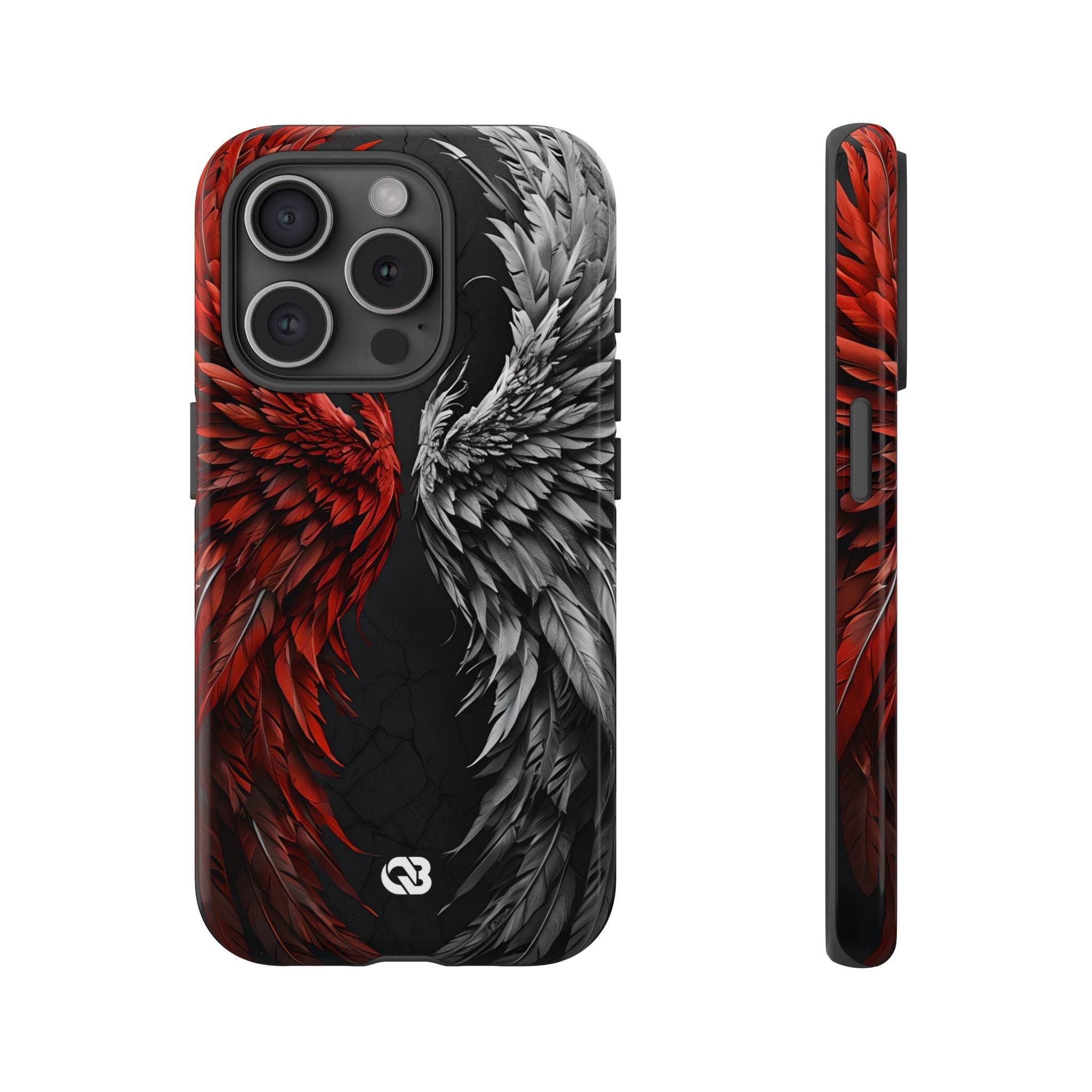 Split Crimson Wing · Tough Phone Case for iPhone