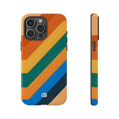 Retro Ridge Lines · Tough Hoesje voor iPhone