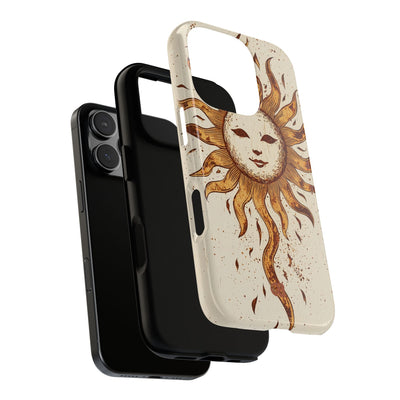 Rustic Solar Mask · Tough Phone Case for iPhone