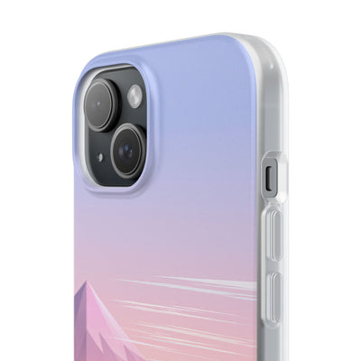 Purple Lite Phone Case for iPhone - Lavender Alpine Dawn