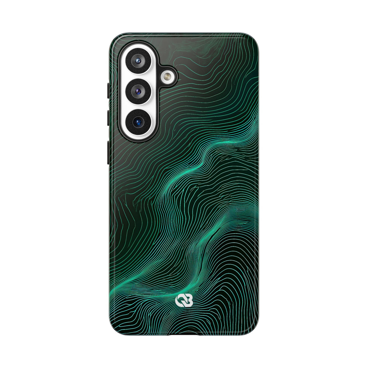 Emerald Topo Ridge · Tough Phone Case for Samsung · Green