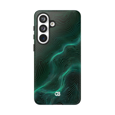 Emerald Topo Ridge · Tough Phone Case for Samsung · Green