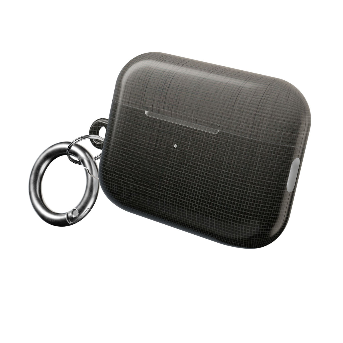 Monochrome Metric Grid · Hard Case for AirPods & AirPods Pro · Black