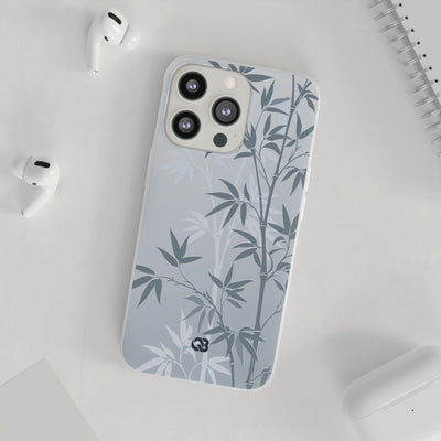 Misty Bamboo Grove · Lite Phone Case for iPhone ·  Blue