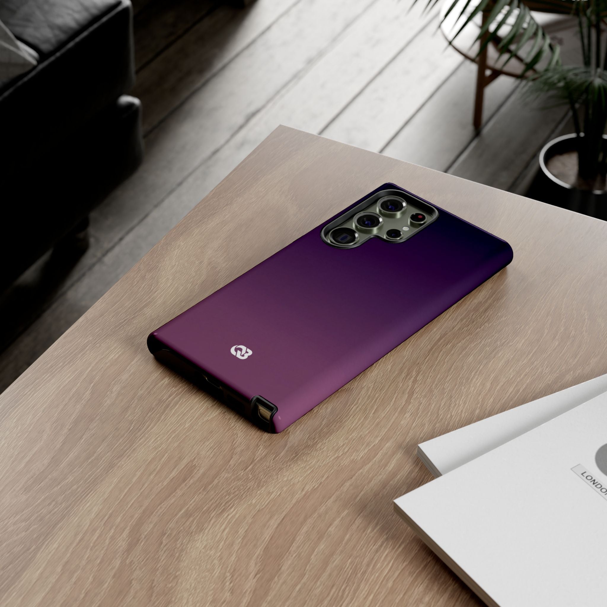 Purple Tough Phone Case for Samsung - Nocturnal Plum Fade