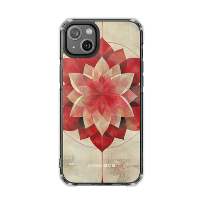 Crimson Bloom iPhone 14 Plus Case - Impact