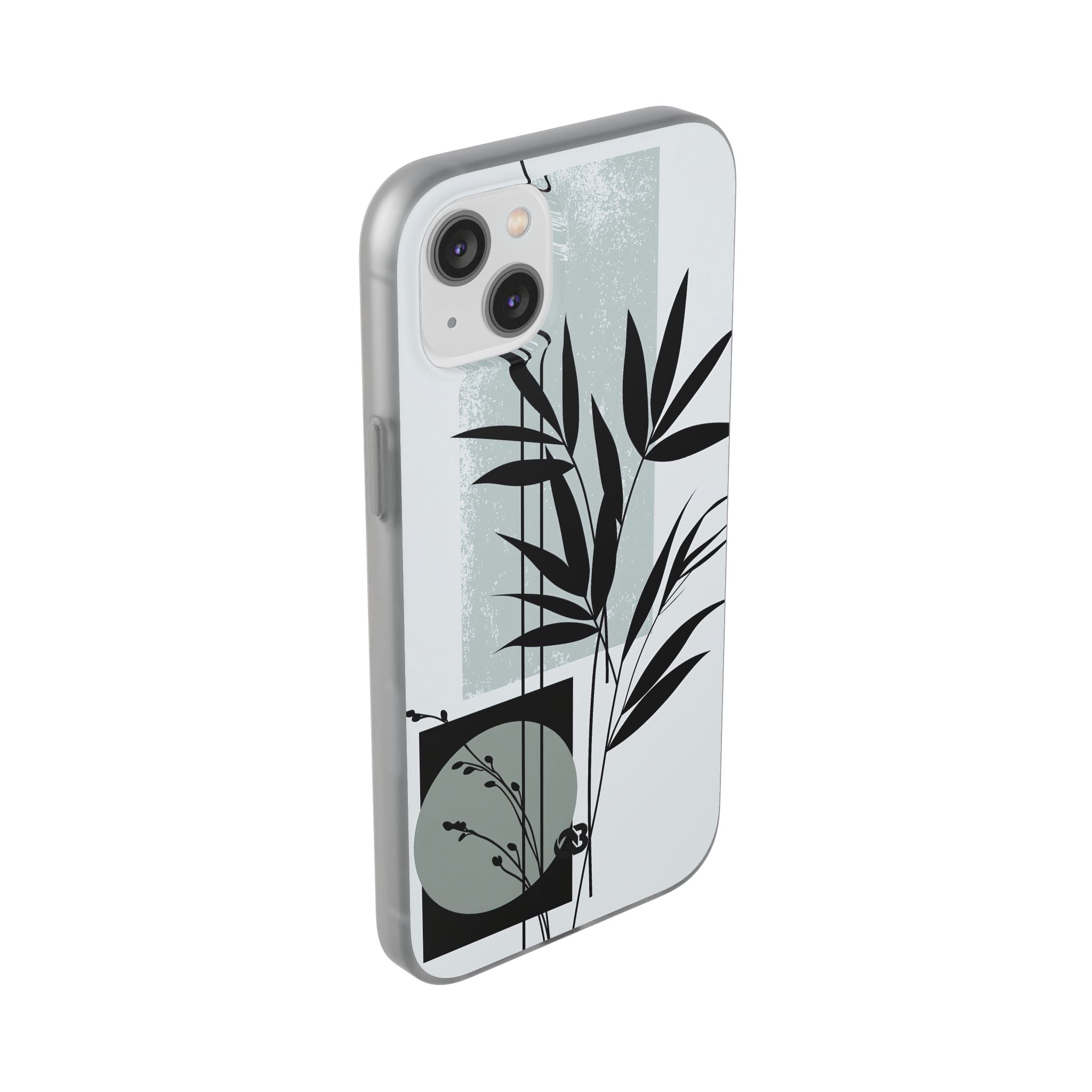 Grey Lite Phone Case for iPhone - Sage Bamboo Noir