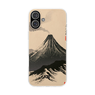 Beige Lite Phone Case for iPhone - Obsidian Ink Summit