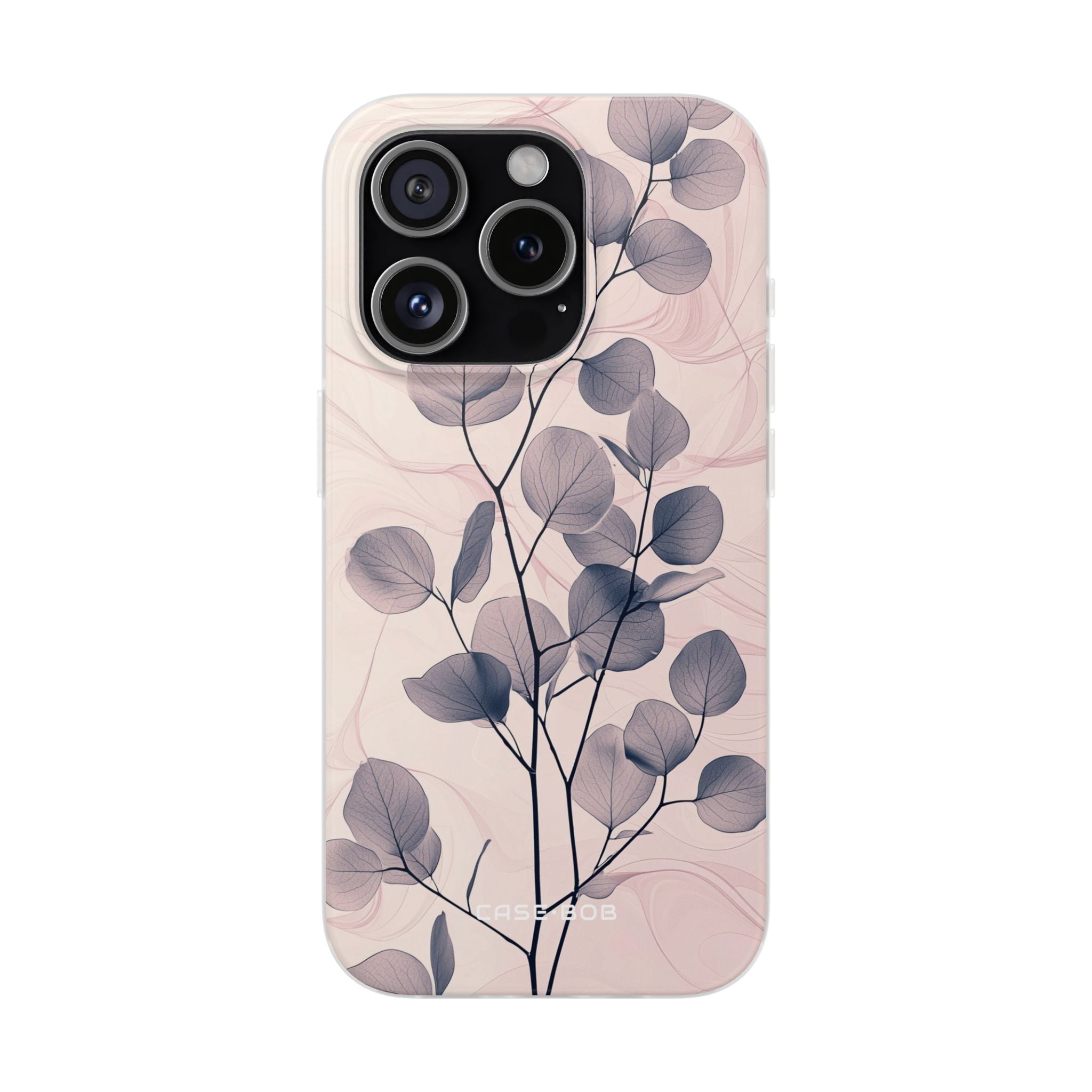 Veined Leaf Whisper iPhone 15 Pro Case - Soft