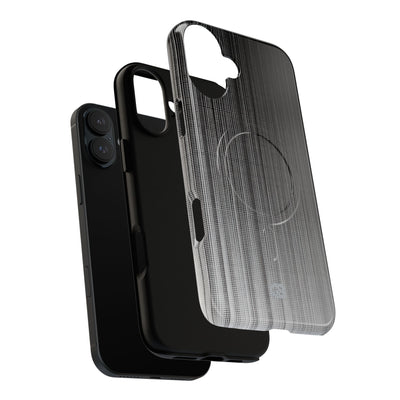 Grey Tough 2.0 Magsafe Phone Case for iPhone - Static Vertical Dither