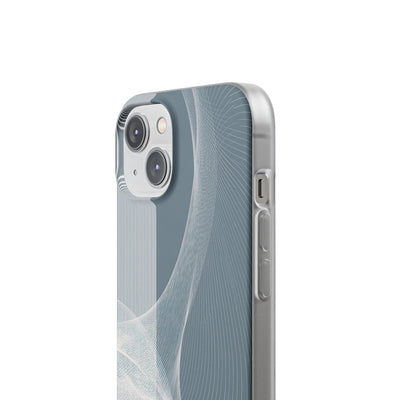 Grey Lite Phone Case for iPhone - Slate Mesh Horizon