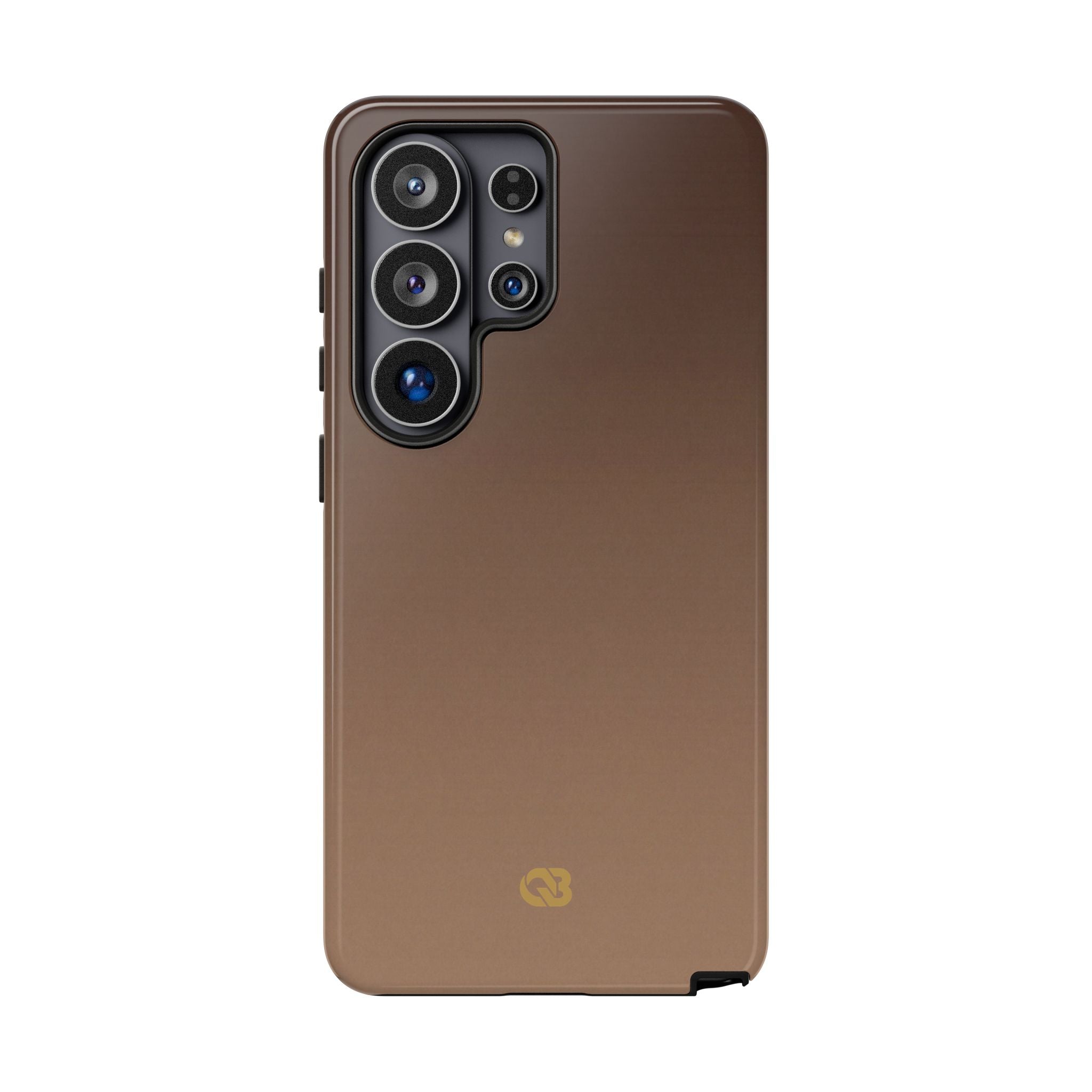 Brown Tough Phone Case for Samsung - Smoked Caramel Fade