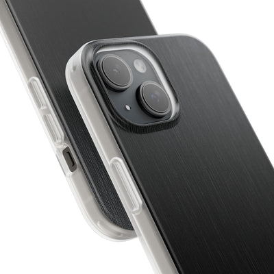 Black Lite Phone Case for iPhone - Brushed Obsidian Slate