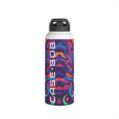 Psychedelic Skull - Stainless Steel Water Bottle