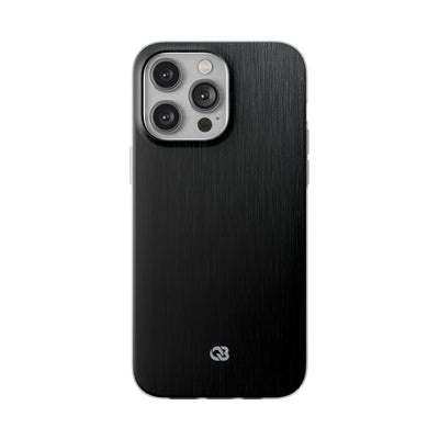 Obsidian Brushed Steel · Lite Phone Case for iPhone ·  Black
