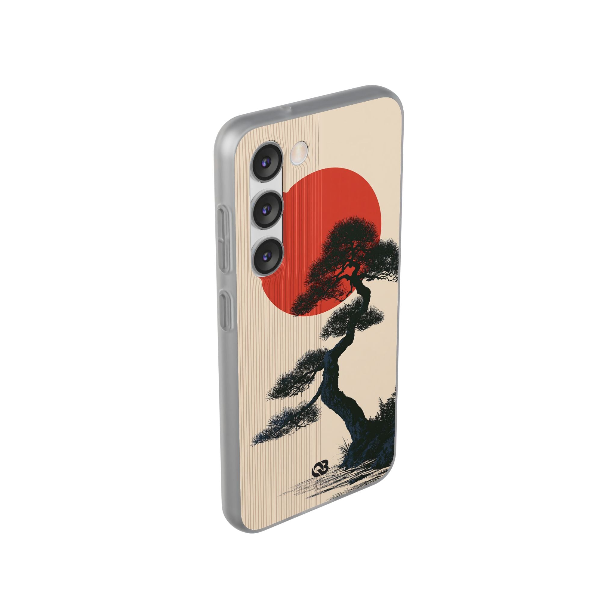 Beige Lite Phone Case for Samsung - Kyoto Crimson Pine